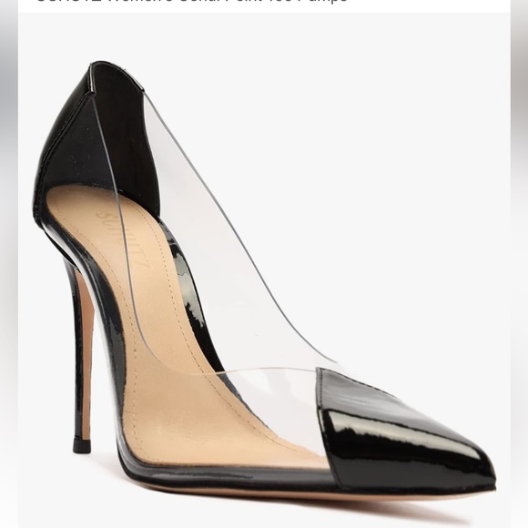 SCHUTZ Women's Black Cendi Point Toe Pumps - Picture 1 of 9